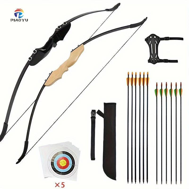 Recurve Bogen aus Holz – Traditionelles Bogenschießen für Outdoor & Sport