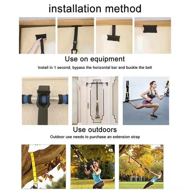 Suspension Trainer – Widerstandsband & Zugseil für Yoga & Fitness