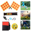 Schiedsrichter-Set Fußball – Flaggen, Karten, Pfeife, Notizbuch & Stift