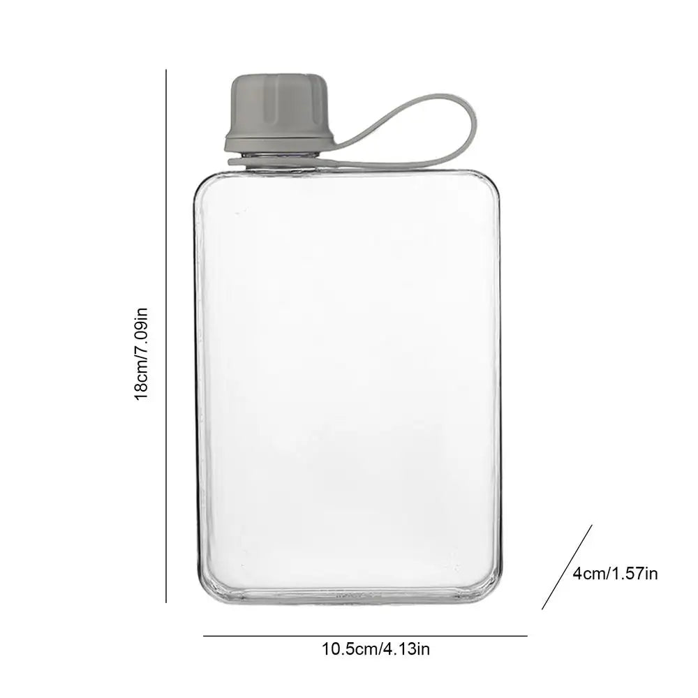 Flache Sporttrinkflasche 500ml – Kompakt für Wandern & Outdoor