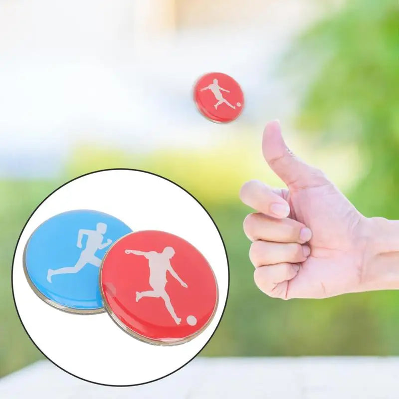 Schiedsrichtermünze Fußball – Doppelseitig für Volleyball & Soccer