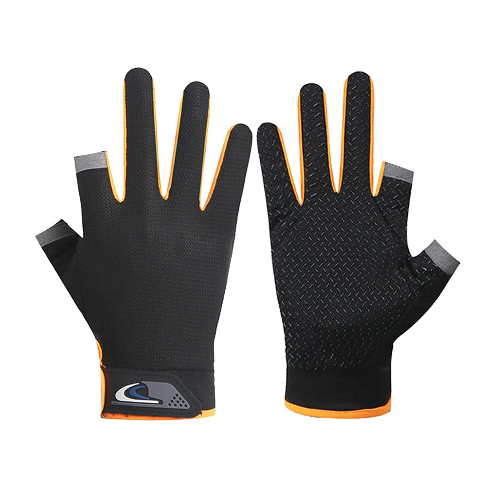 Winter Angelhandschuhe mit offenen Fingern – Atmungsaktiv & Rutschfest
