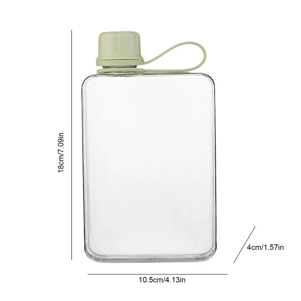 Flache Sporttrinkflasche 500ml – Kompakt für Wandern & Outdoor
