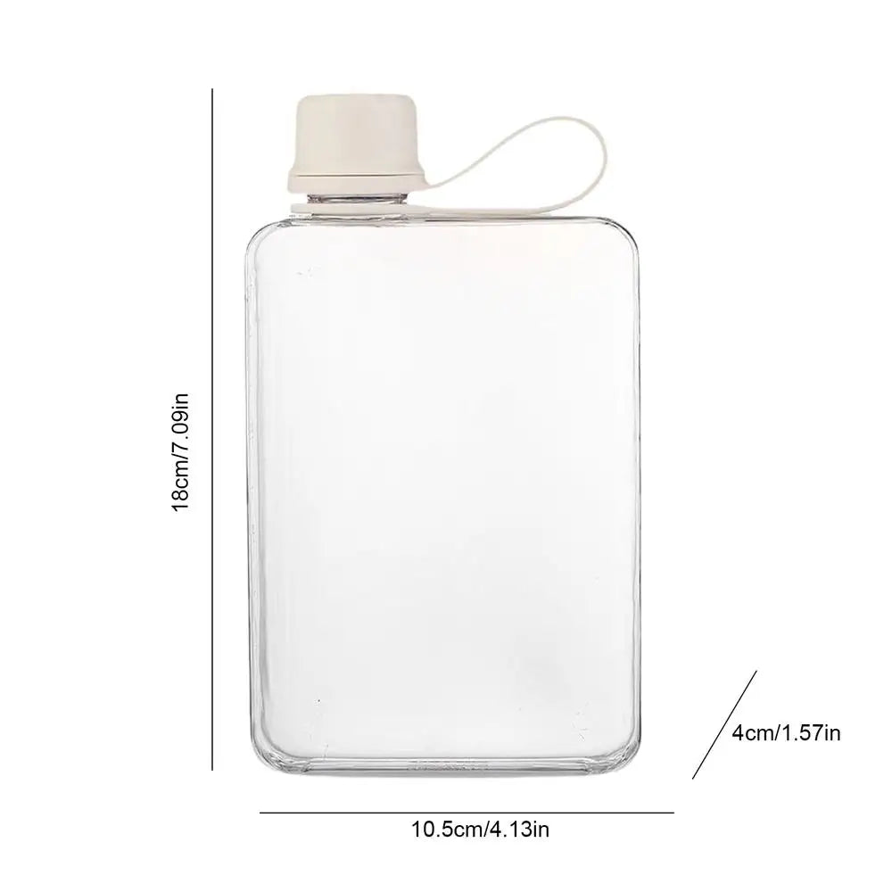 Flache Sporttrinkflasche 500ml – Kompakt für Wandern & Outdoor