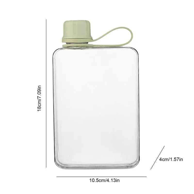 Flache Sporttrinkflasche 500ml – Kompakt für Wandern & Outdoor